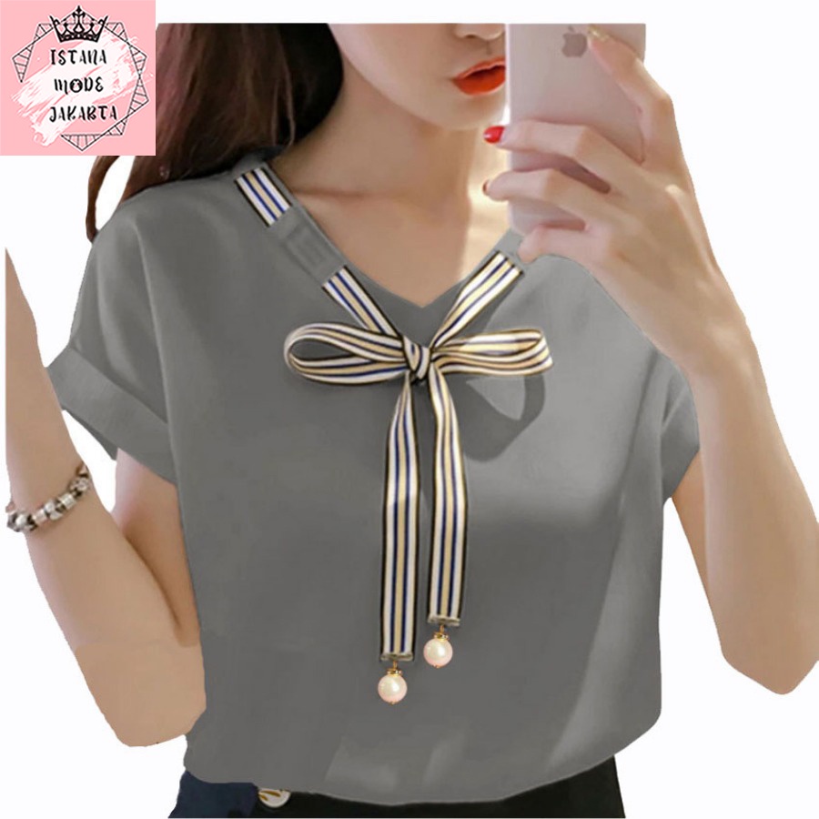 ISTANA MODE JAKARTA Blouse Laura / Blouse Thalia / Blouse Verra / Blouse Wanita / Fashion Wanita / imjv6-1