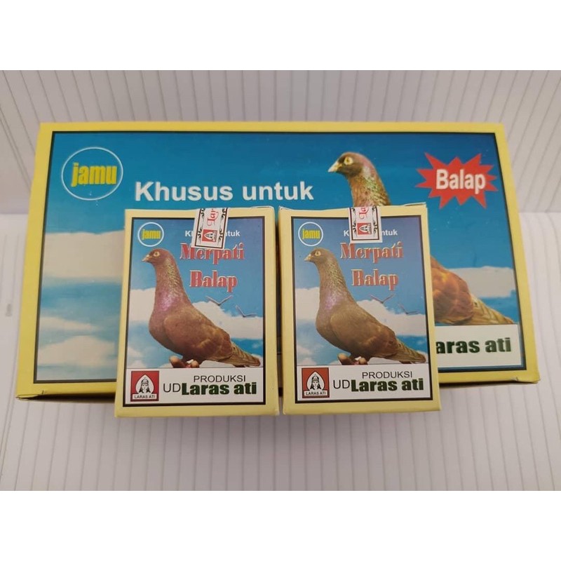 

LARASATI PIL JAMU MERPATI SUPER JOS UNTUK STAMINA BURUNG // ISI 15 BUTIR