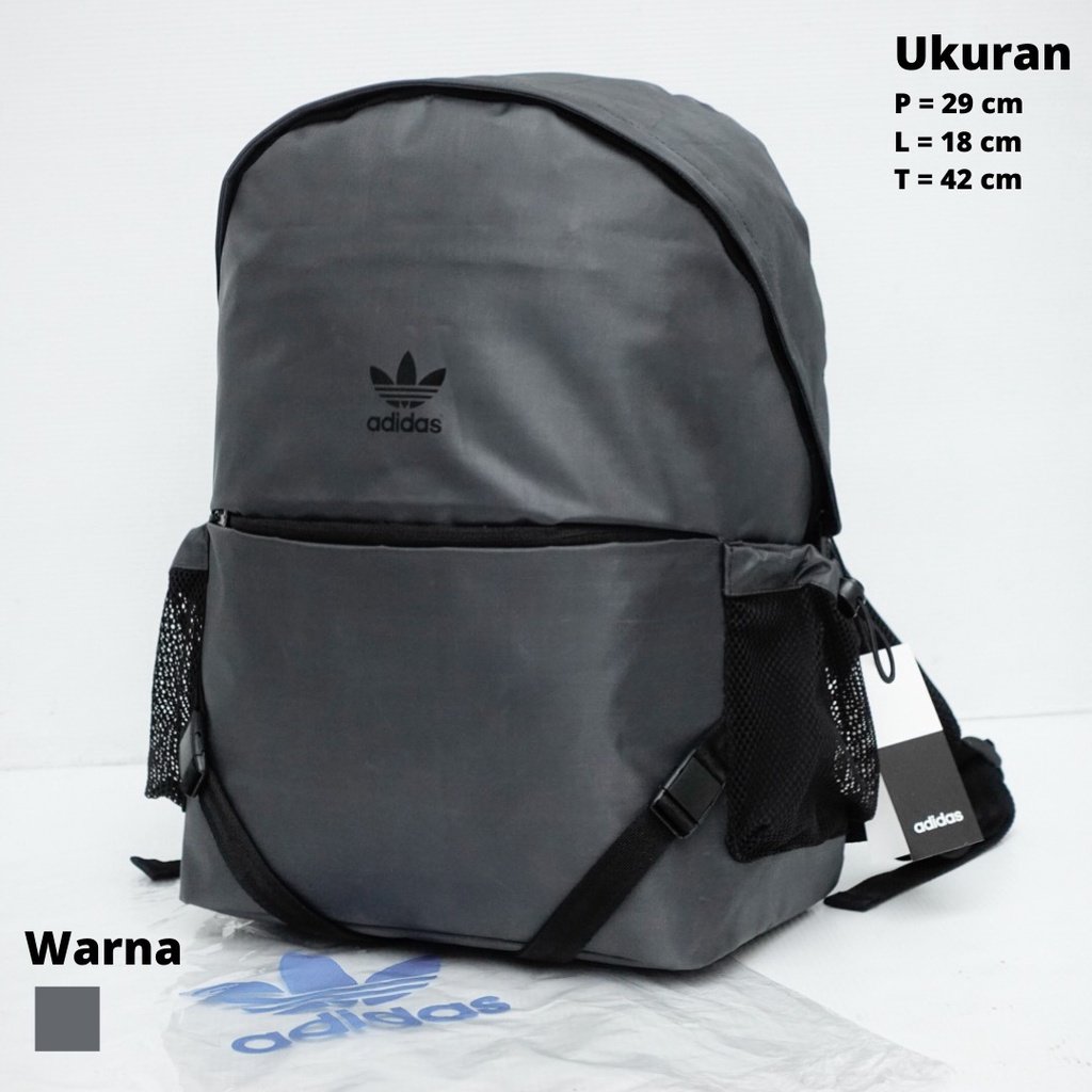 Tas Ransel Adidas Backpack Import Mirror Ori / Tas Punggung / Tas Sekolah