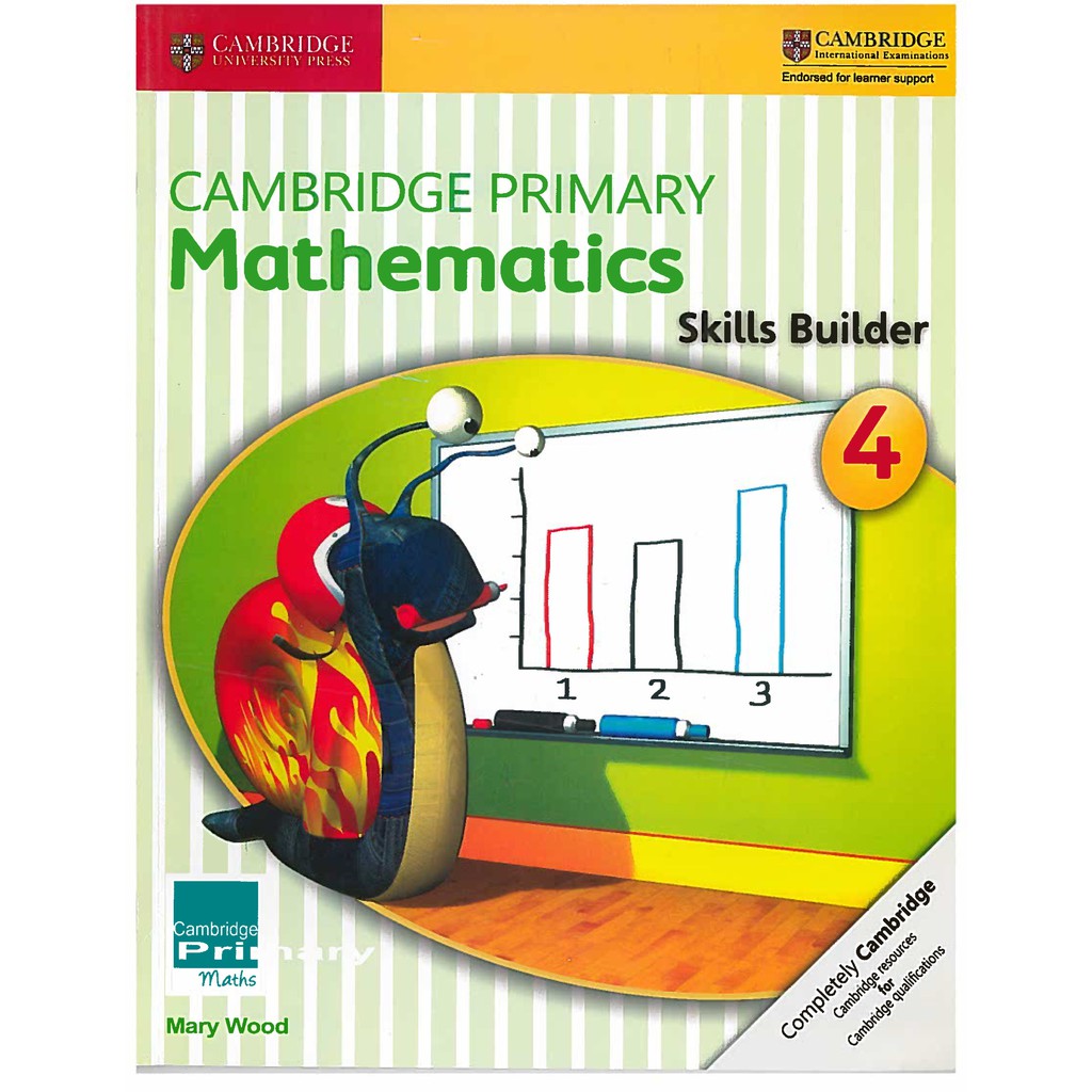 Cambridge Primary Mathematics Skills Builder 123456 Black and White-Book 4