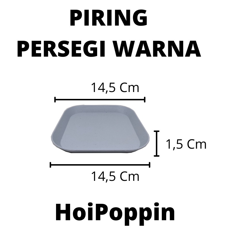 HPP - PIRING PLASTIK - PIRING - PIRING PLASTIK MURAH - PIRING WARNA - PIRING LUCU - PIRING BUAH - PIRING PERSEGI - PIRING 14CM - PIRING SEGI 4 - PIRING HOTPOT