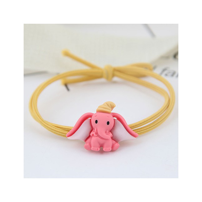 LRC Ikat Rambut Fashion Elephant Baby Elephant Hair Ring A5864X