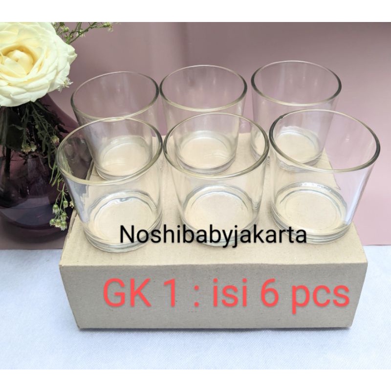 Gelas kaca / Gelas Minum Beling 200 ml tahan panas