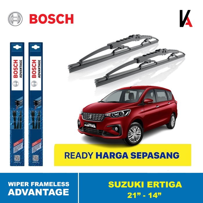 WIPER BLADE MOBIL SUZUKI ERTIGA BOSCH ADVANTAGE 21&quot; - 14&quot;