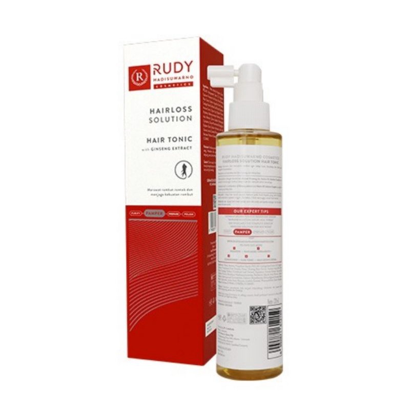 Rudy Hadisuwarno Hair Tonic Ginseng Hair Loss Defense Tonic Rambut Anti Kerontokan