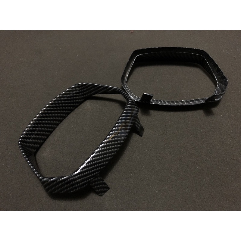 ring lampu carbon vespa matic sprint lis lampu vespa matic carbon