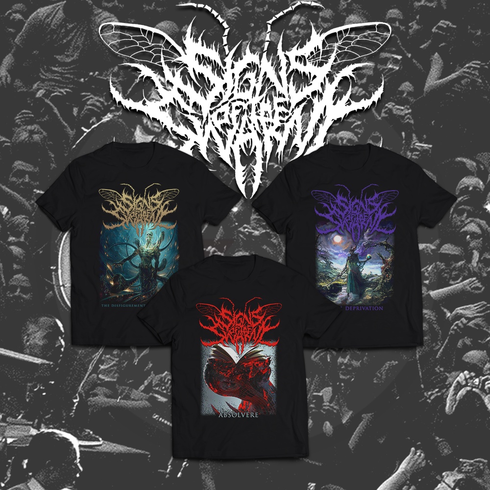 Kaos Band / T-Shirt Signs Of The Swarm Series / DTG Kornit