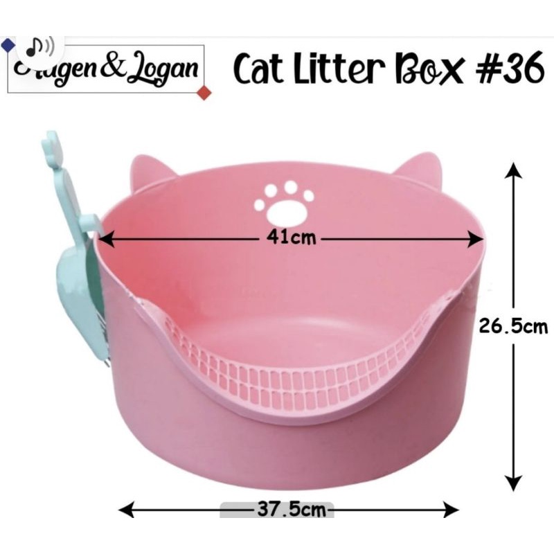 Toilet Cat Liter Box #36/Bak Pasir Kucing/Tempat Pup Kucing