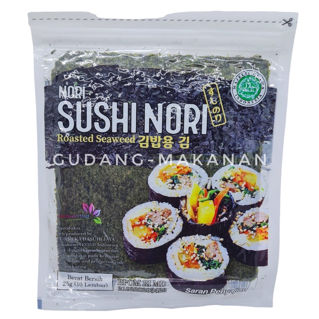 Sushi Nori Halal isi 10 Lembar