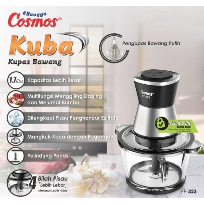 Cosmos FP-323 Food Processor Chopper Multifungsi