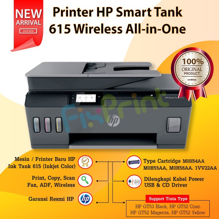 printer hp 615 ink tank wireless