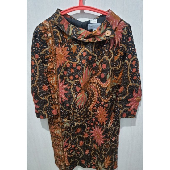 Preloved Dress batik first size s