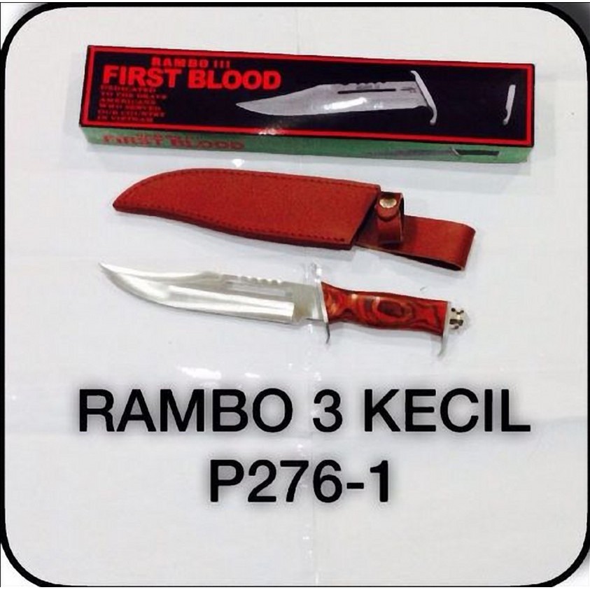 OUTDOOR | pisau rambo 3 kecil kode P276-1
