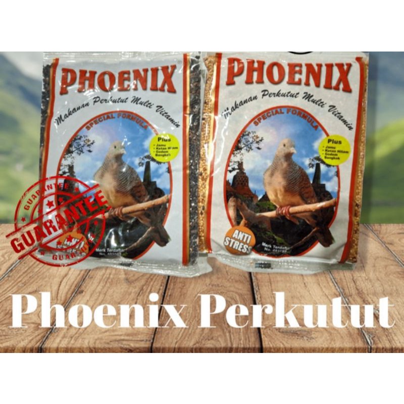 phoenix ketan hitam pakan makanan burung perkutut terkukur plus multi vitamin asli ponik