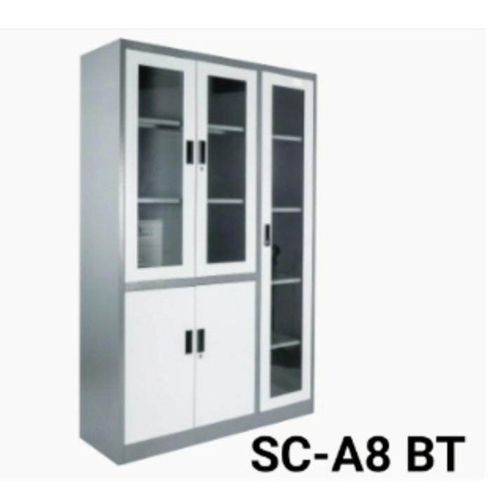 

Cabinet / Lemari Arsip Besar Pintu Kaca Dan Besi
