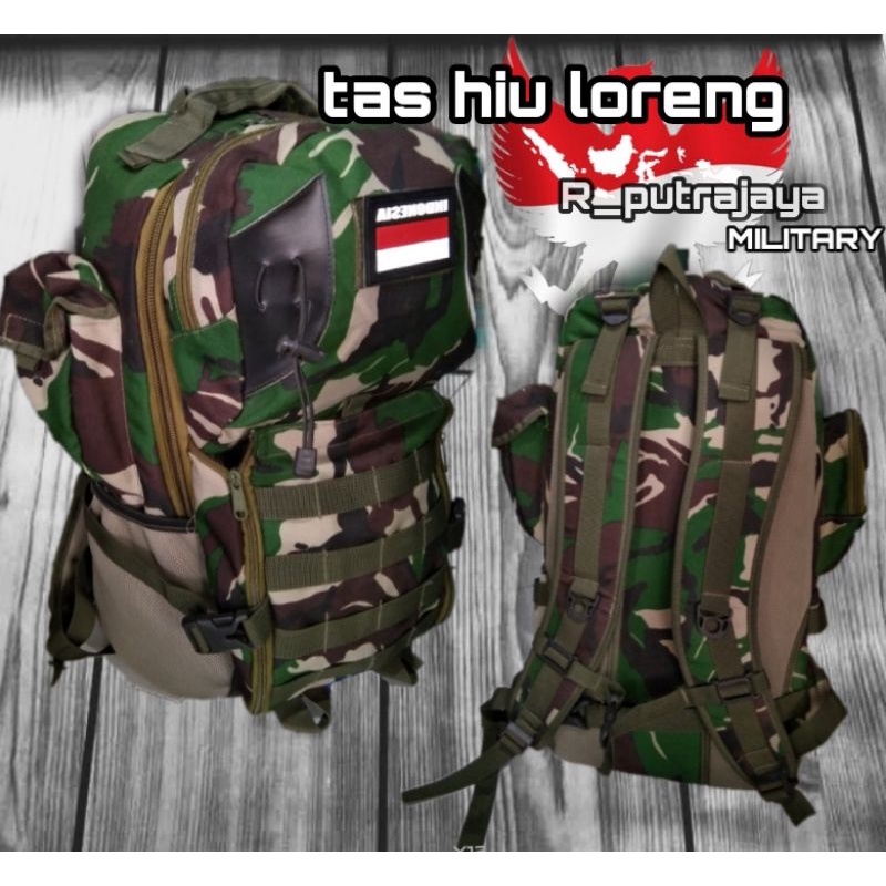 tas ransel hiu army tactical