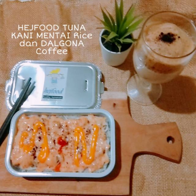 

Tuna Kani Mentai Rice dan Dalgona Coffee