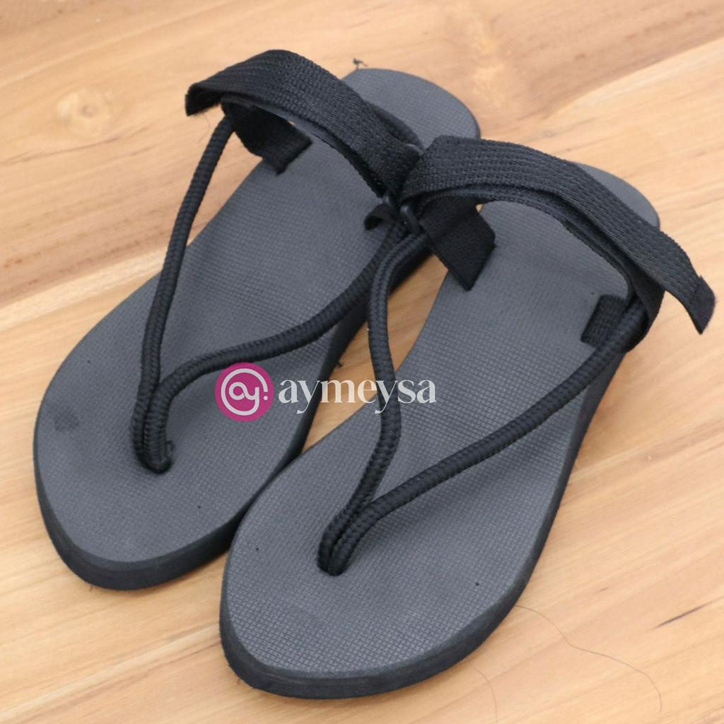 Sandal Wedges Traveling Jepit untuk Wanita Model Inara