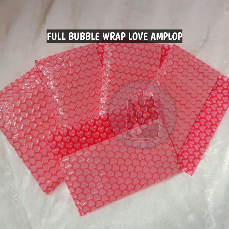 

[EXC.DIY] Readystock Packing Ala Sellkor Bubble Wrap Amplop Love
