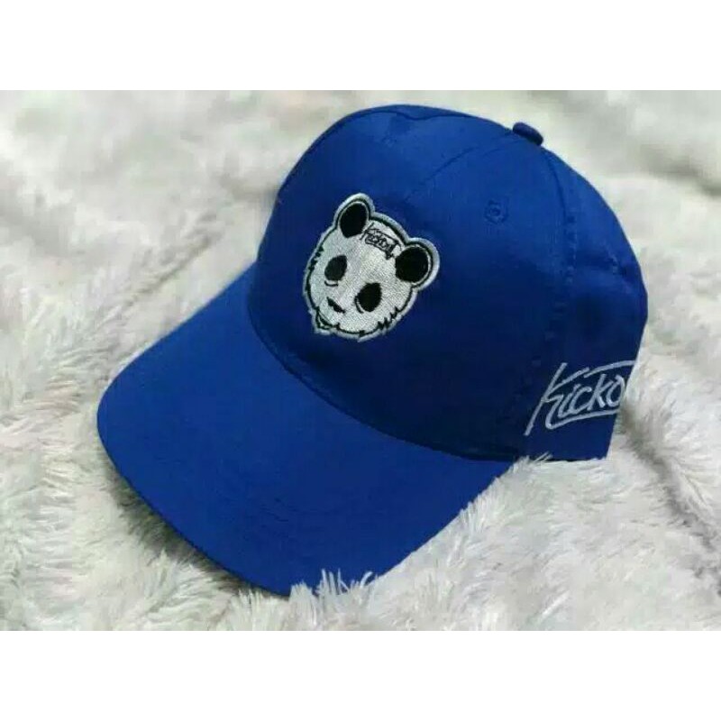 NEW... /TER MURAH/TOPI KARAKTER PANDA | Topi Panda Kickout | Baseball Bordir