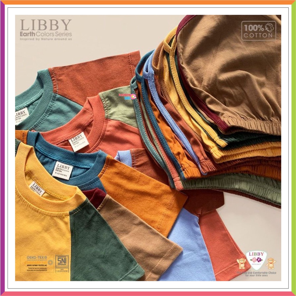 ❤ Fashionbabies ❤ [ TERBARU ] LIBBY REAGAN SET ORIGINAL | EARTH COLOR SERIES | SETELAN OBLONG PENDEK