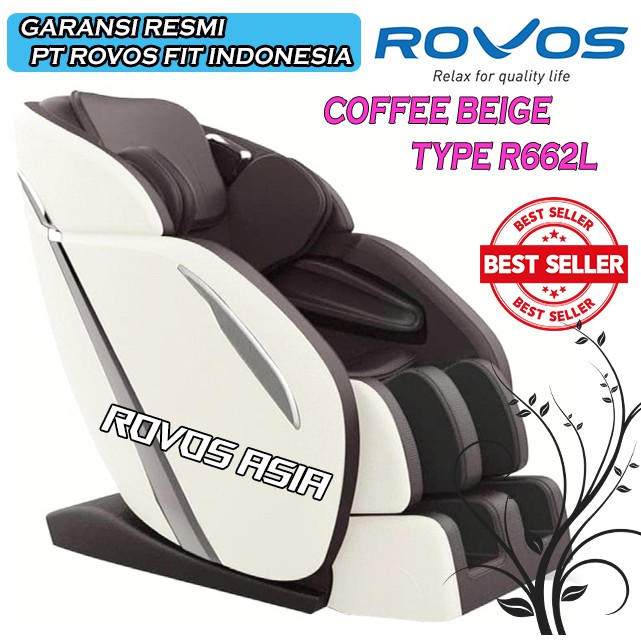 Jual Kursi Pijat Rovos R662l Coffee Beigie Murah Banget Best Seller Shopee Indonesia