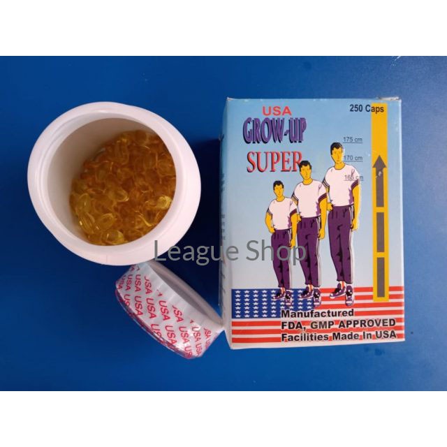 [Bisa COD] Super Grow UP USA Original Asli Obat Herbal Peninggi Badan Dewasa Super Cepat dan Ampuh