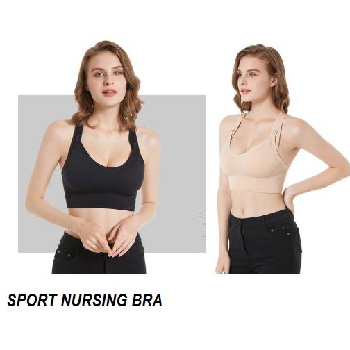 HANDSFREE BRA MENYUSUI NURSING BRA SPORT NURSING BRA SUPER COMFORT PREMIUM SEAMLESS 3135