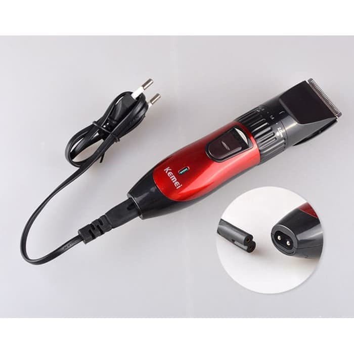 Kemei KM-730 Alat Cukur Portable Electric Hair Trimmer Shaver