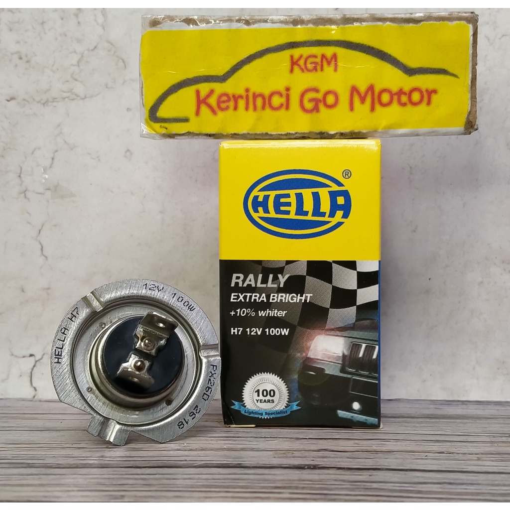 HELLA BOHLAM LAMPU HALOGEN H7 12V 100W 8GH 007 157 361