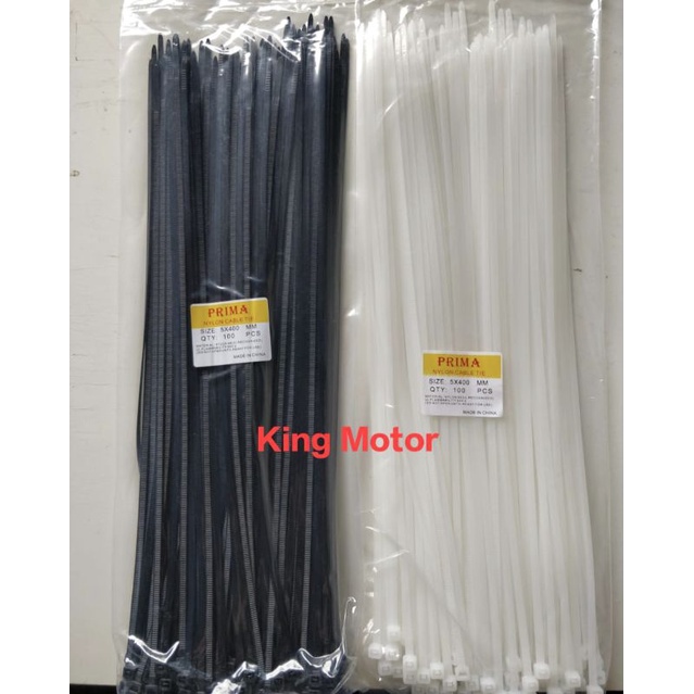 KABEL TIES 5x400 MM ISI 100PCS CABEL TIE KUALITAS SUPER BAGUS