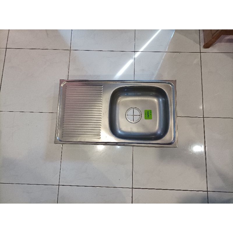 Bak cuci piring Kitchen sink stainless steel 75x42cm
