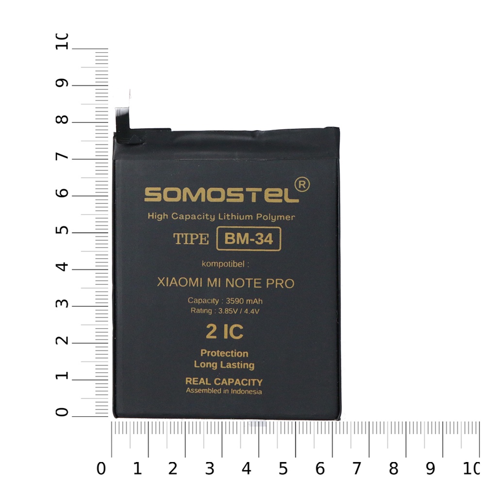 Somostel - BM34 Mi Note Pro Batre Batrai Baterai