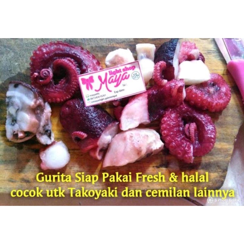 

Baby octopus 100gr dan 500gr gurita frozen siap pakai takoyaki okonomiyaki