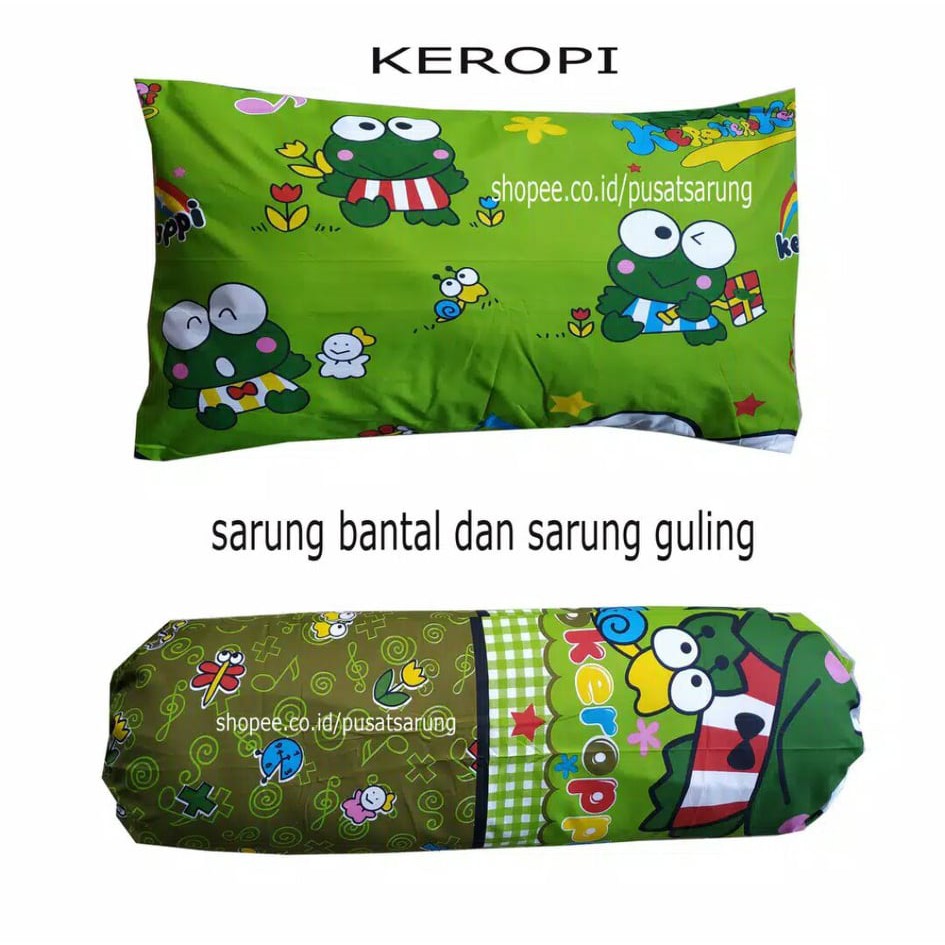 SARUNG BANTAL DAN GULING KARAKTER LUCU