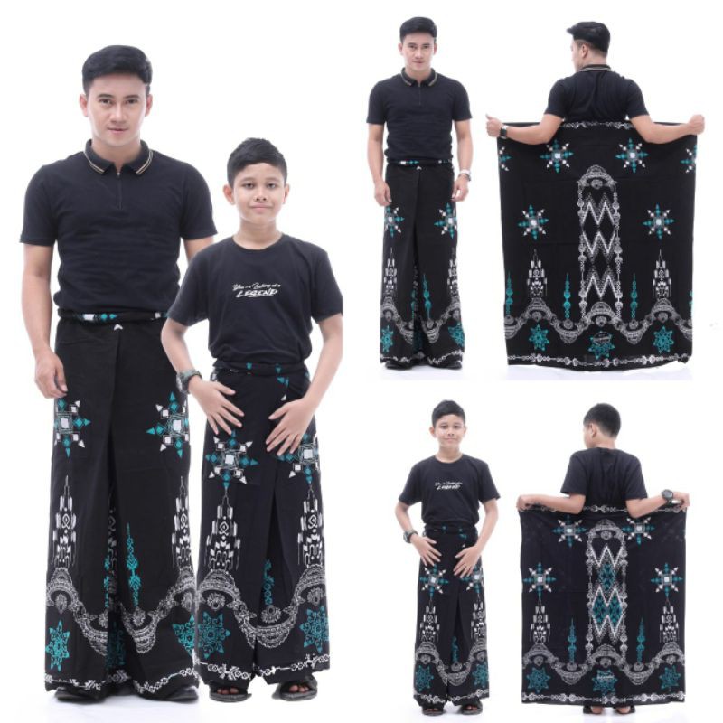 SARUNG COUPLE  BAPAK DEWASA DAN ANAK BATIK CAP LILIN MALAM ASLI MANUAL HANDMADE BUKAN PRINTING