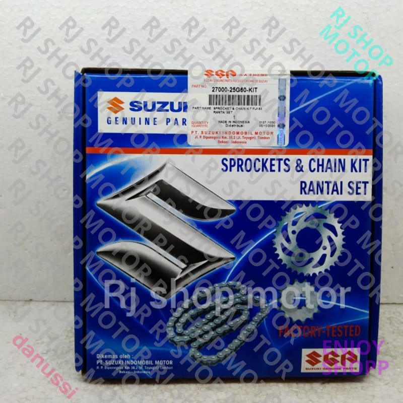 (100% Quality ) Gear set SatriaFu lama 27000-25G60-KIT Mantap Gan