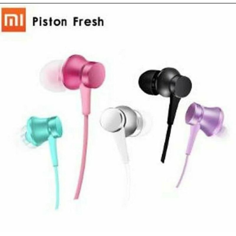 Handsfree Earphone Headset Xiaomi Piston Fresh Jack 3.5MM Original 100%