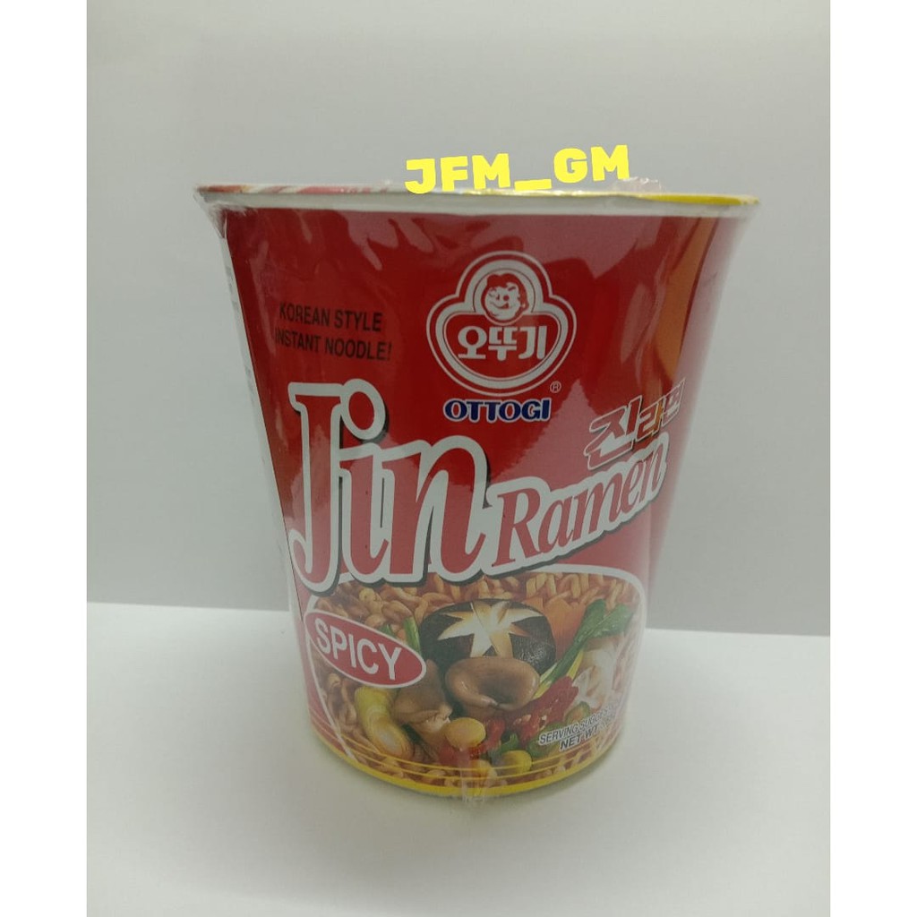 

OTTOGI JIN RAMEN HOT CUP 65G / KOREAN INSTANT NOODLE