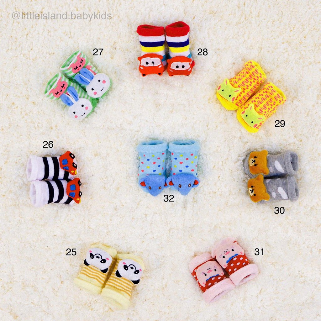 LID028 - No 41-48 - Kaos Kaki Boneka Anti Slip