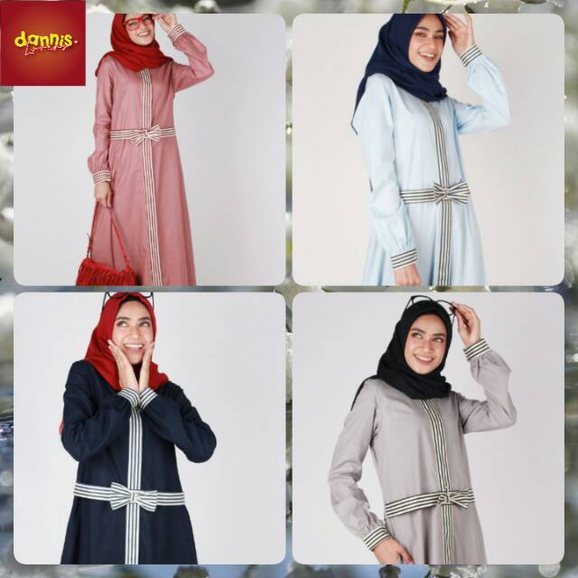 Abaya Dewasa A191027 by rumah dannis Size XS - XL Dannis Lovers