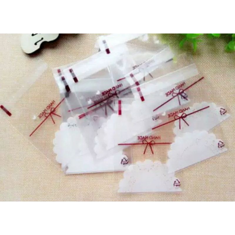 

Plastik Kemasan Pita Handmade 10 × 10 cm / Wadah Plastik / wadah plastik murah