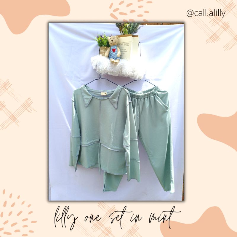 ONE SET TERBALIK BAJU VIRAL ATASAN JUMBO KEBALIK KEMEJA JAHIT OBRAS DILUAR  SERUT