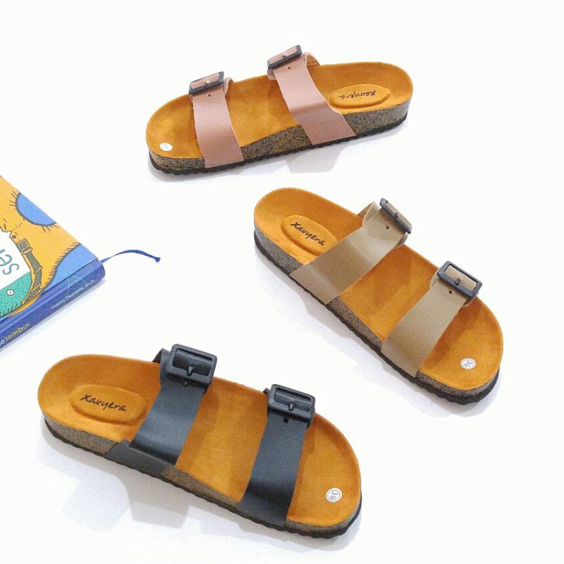 OBRAL CUCI GUDANG AKHIR TAHUN BORNEO SANDAL TALI SLIP KEREN RY10 BY XAVYERA