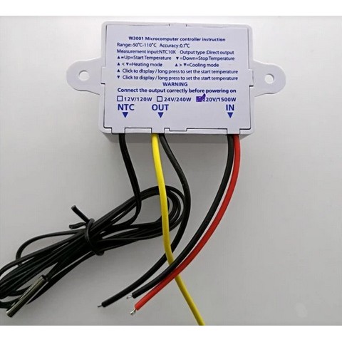 Thermostat Digital AC 220V Termostat Alat Pengatur Suhu Panas XH W3001