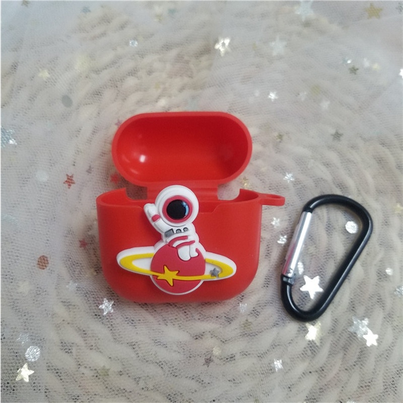 Casing Kartun Astronot Kompatibel Untuk AirPods Pro 4case TWS InPods Pro4 Bluetooth Wireless Earphone Headphone Earbuds Cover