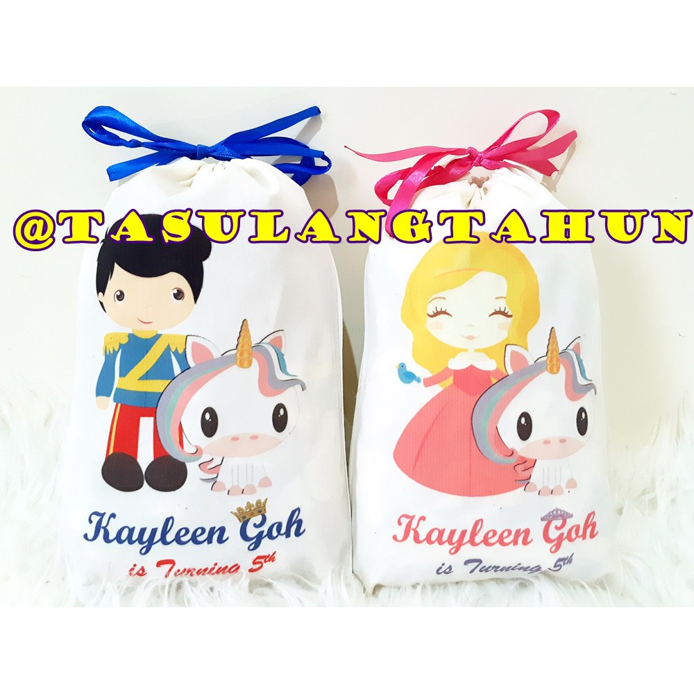 Tas Ultah Souvenir Ulang Tahun PRINCESS