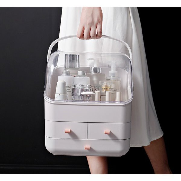 Make Up Box Multifungsi Storage Box Organizer Waterproof Tempat Kosmetik