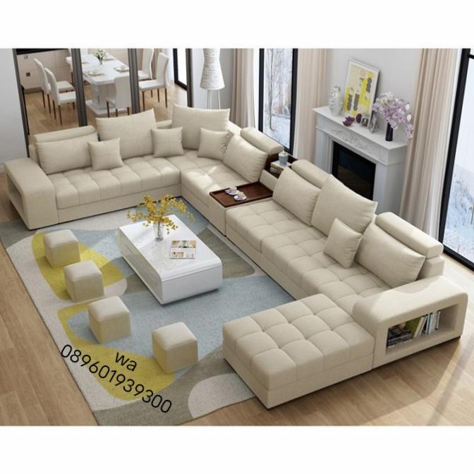 Sofa Minimalis/Sofa/Sofa Letter U/Sofa U/Sofa Set//Sofa Ruang Tamu Milkasari255