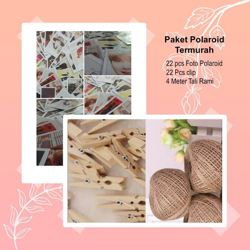 

PAKET MURAH POLAROID 1 Hari Jadi (Bisa COD)